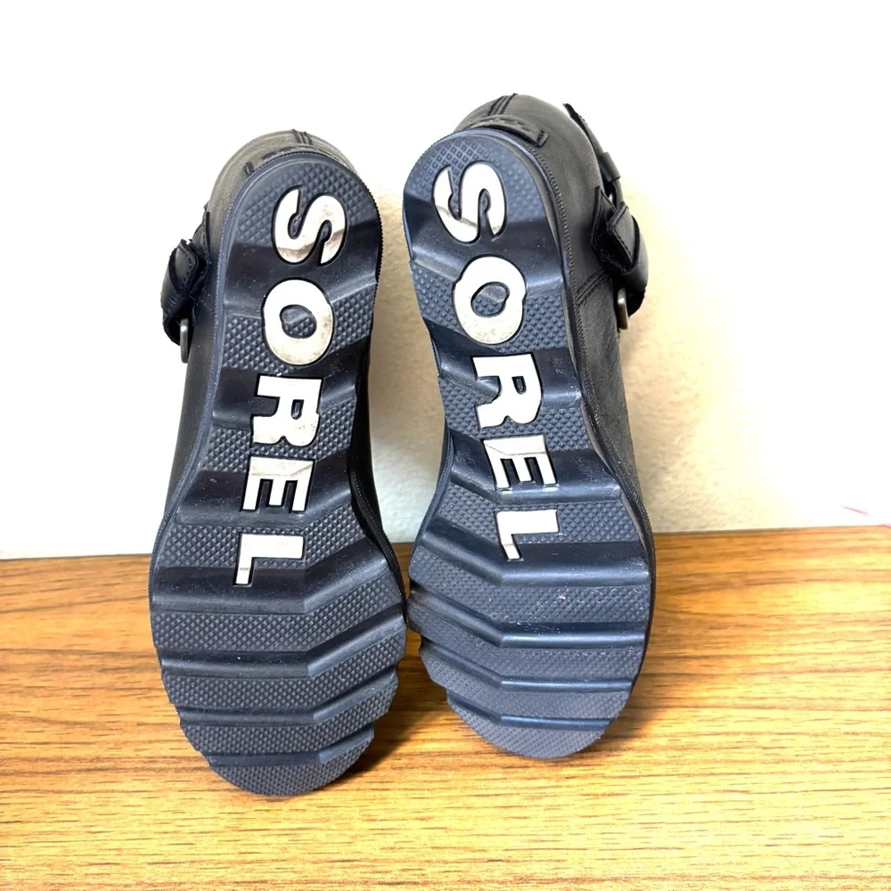 Sorel Women s Joan of Arctic Wedge II Buckle Boots
Rain - Waterproof Black Sz 9 - Picture 9 of 9